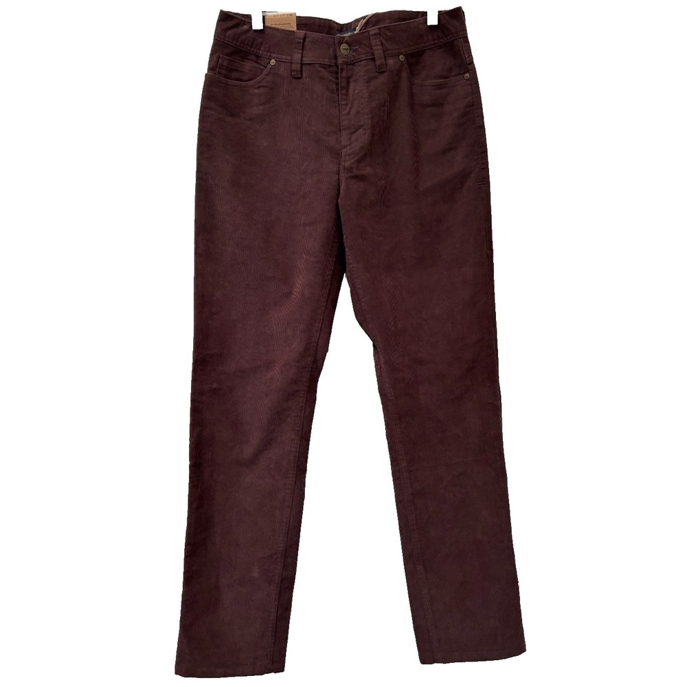 Toad & Co Pants Mens 31x32 Barnwood Brown Jet Cord Lean Pocket Straight Gorp